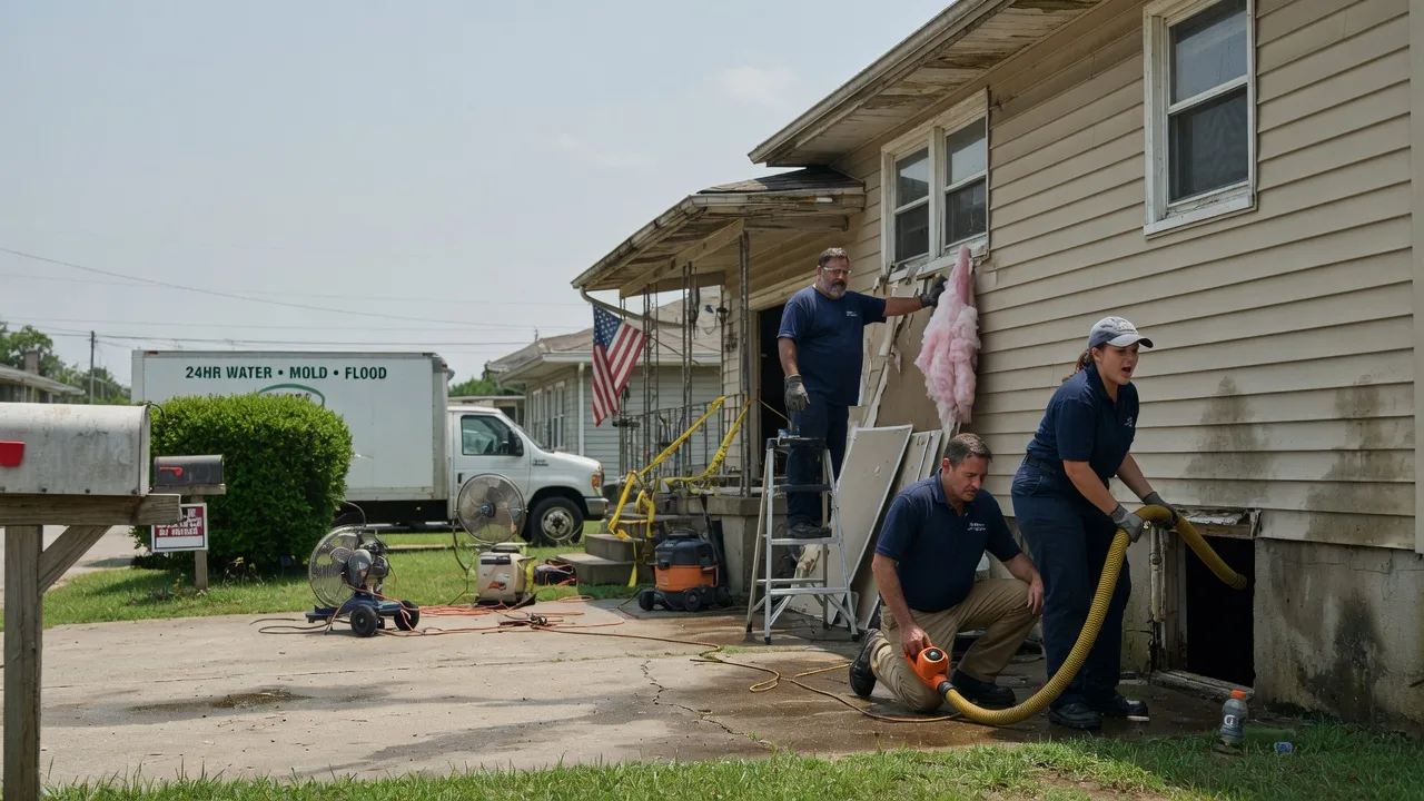 Water Damage Repair in Bellflower, IL near me
